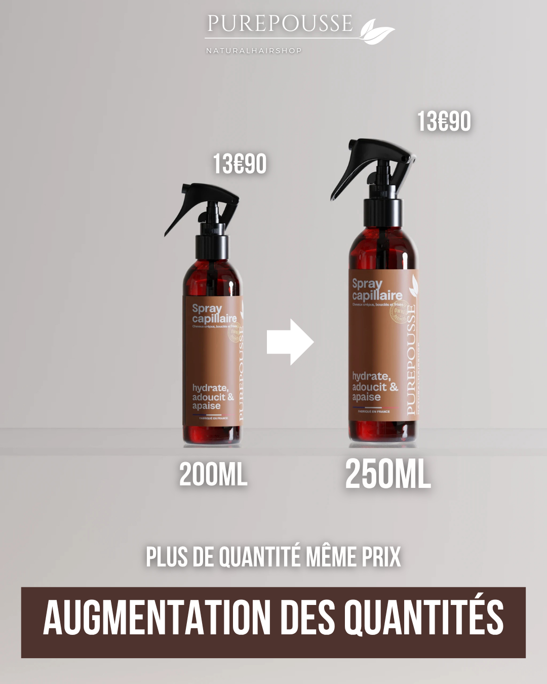 Spray Capillaire hydratant 250ML