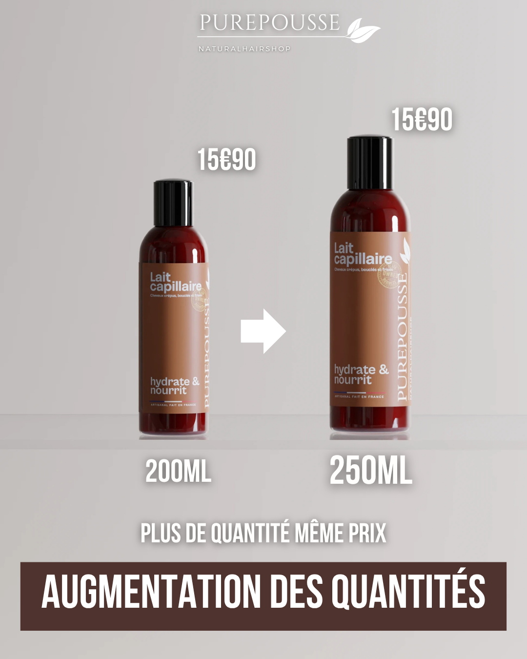 Lait Capillaire hydratant 250ML