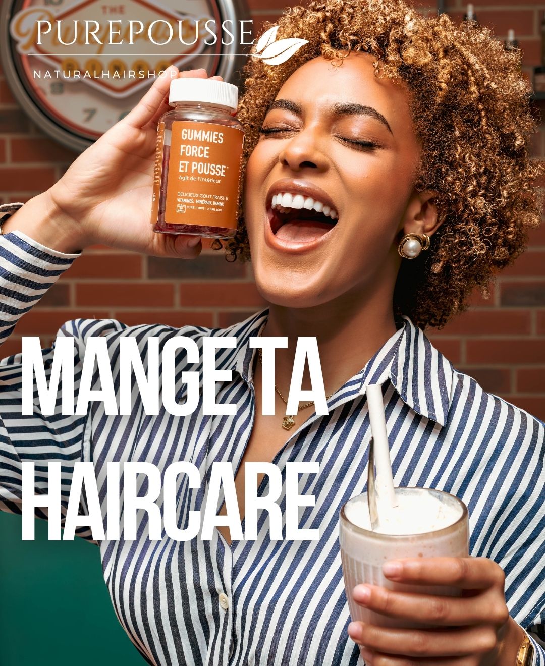 Gummies Pousse cheveux (CURE 1 MOIS)