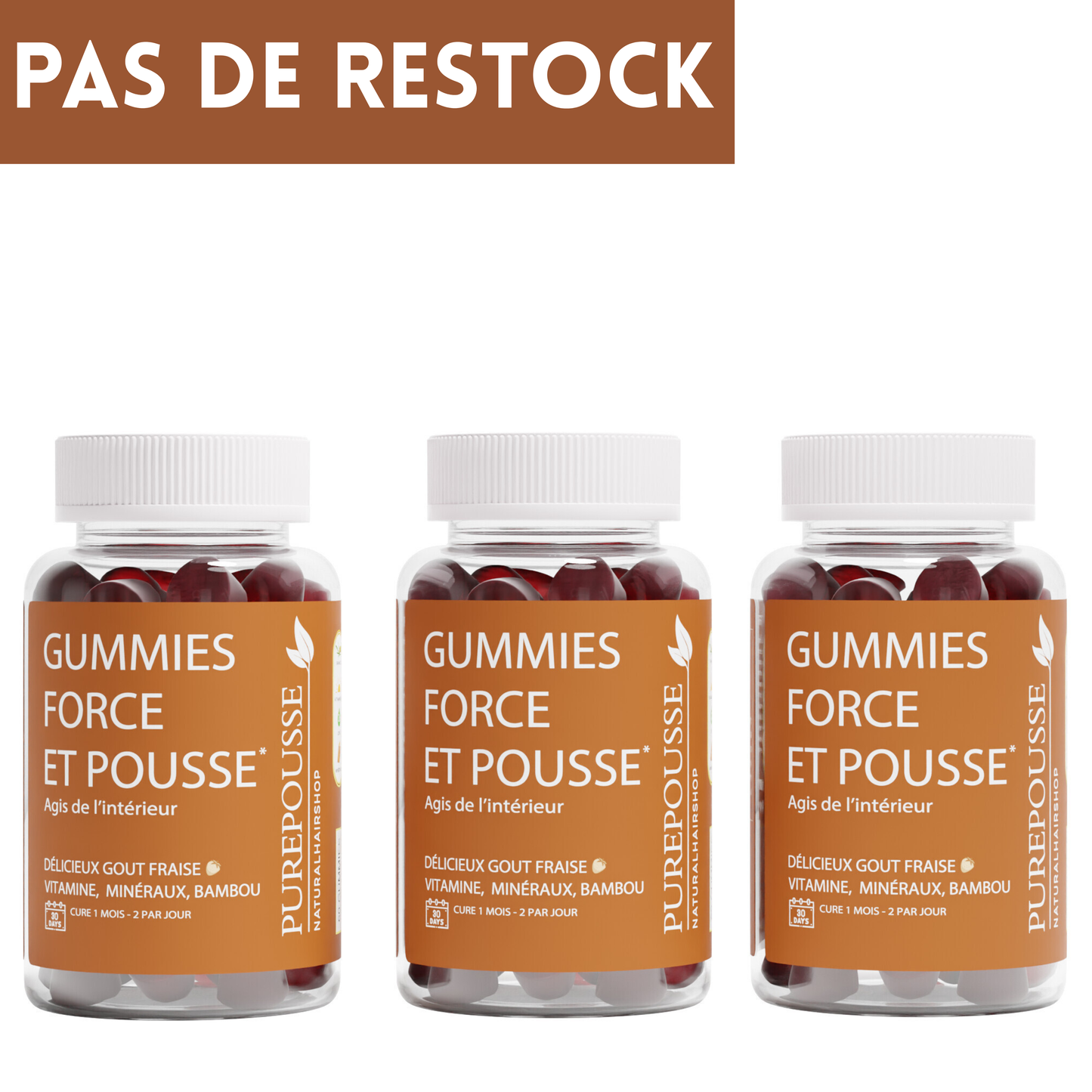 Gummies Pousse (CURE 3 MOIS)