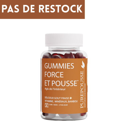 Gummies Pousse cheveux (CURE 1 MOIS)